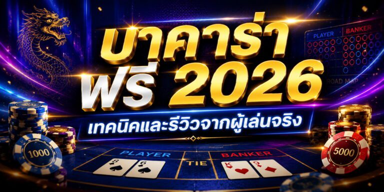 สูตรบาคาร่า ฟรี เทคนิคและรีวิวจากผู้เล่นจริง